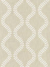 Scalamandre Fabric Foglia Embroidery Flax SC271270004