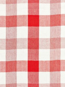 Scalamandre Fabric Westport Linen Plaid Coral SC271350004