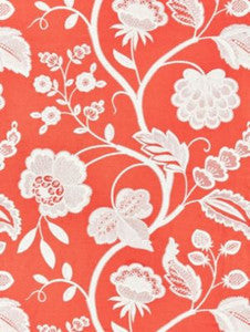 Scalamandre Fabric Kensington Embroidery Coral SC271510004