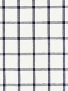 Scalamandre Fabric Wilton Linen Check Navy SC271520004