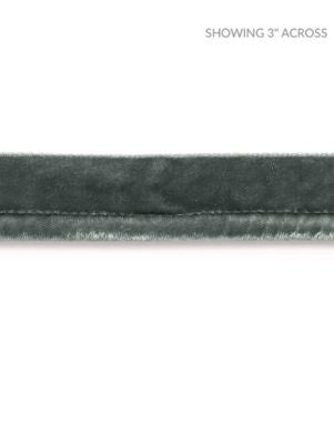 Velvet Rope Cord Shadow SCC3160004 by Scalamandre Designer Trim PACIFICA 12% COTTON 6% POLYESTER, 68% POLYAMIDE 14% VISCOSE GERMANY MEDIUM DUTY Horizontal: 0" and Vertical: 0" 0.25 - Swanky Fabrics -