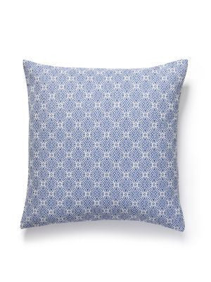 Cape May Outdoor Pillow 22 X 22 - Ocean SCCAPEPILL0004 by Scalamandre Designer Pillows 100% UV POLYESTER (34% POST CONSUMER) U.S.A. HEAVY DUTY Horizontal: and Vertical: 0 - Swanky Fabrics -