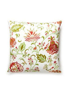 Scalamandre Pillow Delphine Embroidery   22 X 22 - Blossom SCDELPPILL0004