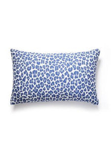 Scalamandre Pillow Backyard Bengal Outdoor   14 X 22 - Cobalt SCLBENGPILL0004