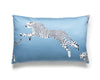 Leaping Cheetah Pillow 14 X 22 - Cloud Nine SCLCHEETPIL0004 by Scalamandre Designer Pillow