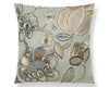 Coromandel Embroidery Pillow 22 X 22 - Mineral SCSDDK271260004 by Scalamandre Designer Pillow