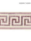 Scalamandre Trim Greek Key Velvet Tape Amethyst SCT32790004