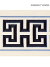 Scalamandre Trim Imperial Embroidered Tape Navy SCT32800004