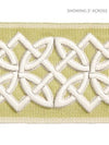Scalamandre Trim Celtic Embroidered Tape Lettuce SCT32820004