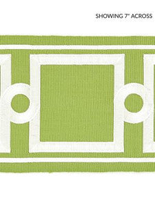 Scalamandre Trim Square Link Embroidered Tape Pear SCT32870004