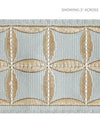 Scalamandre Trim Fiori Embroidered Tape Aquamarine SCT32880004