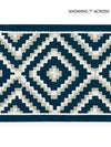 Scalamandre Trim Medina Embroidered Tape Indigo SCT33060004