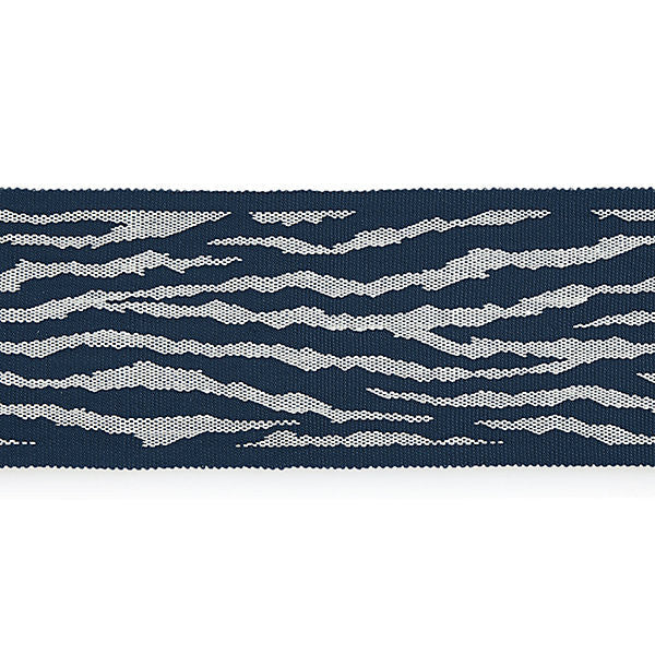 Tiger Tape Indigo SCT33100004 by Scalamandre Designer Trim