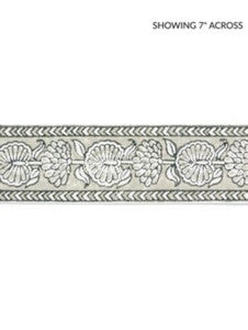 Scalamandre Trim Tulsi Block Print Tape Truffle SCT33280004