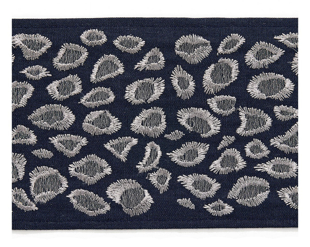Catwalk Embroidered Tape Midnight SCT33340004 by Scalamandre Designer Trim