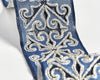Saxony Embellished Tape Midnight SCT33370004 by Scalamandre Designer Trim