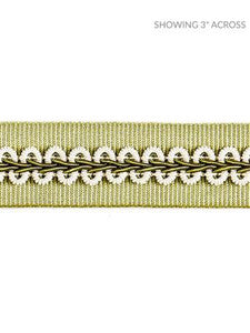 Scalamandre Trim Cecile Gimp Tape Leaf SCV12430004
