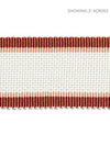 Scalamandre Trim Odeon Shimmer Braid Cardinal SCV12490004