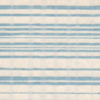 Lilly Sheer Blue SC362840005 by Scalamandre Designer Fabric 51% SILK 49% LINEN INDIA LIGHT DUTY Horizontal: 6" and Vertical: 28" 55 - Swanky Fabrics -