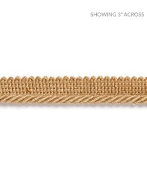 Millstone Twisted Cord Camel SCC3040005 by Scalamandre Designer Trim HAMPTONS TRIMMINGS 90% VISCOSE 10% ACRYLIC ITALY LIGHT DUTY Horizontal: and Vertical: 0.19 - Swanky Fabrics -