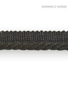 Scalamandre Trim Anders Linen Cord Carbon SCC3080005
