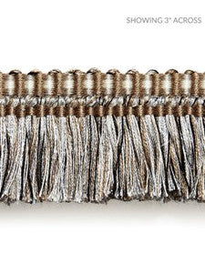 Scalamandre Trim Shimmer Brush Fringe Smoke SCFC14950005