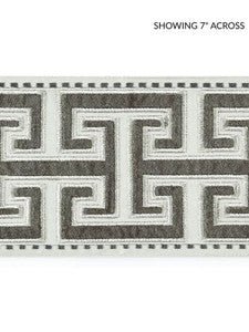 Scalamandre Trim Luxor Velvet Tape Charcoal SCT33040005