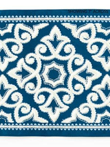 Scalamandre Trim Ornamental Embroidered Tape Porcelain SCT33200005