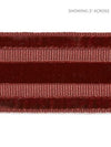 Scalamandre Trim Runway Velvet Tape Henna SCT33250005