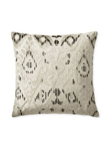 Scalamandre Pillow Tashkent Velvet   22 X 22 - Smoke SCTASHKPILL0005