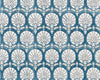 Karanfil Block Print Wallpaper Indigo SCWP885600005 by Scalamandre Designer Wallpaper