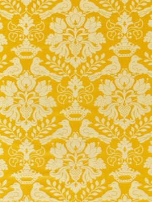 Love Bird Gold SC1098MM0006 by Scalamandre Designer Fabric 100% SILK INDIA LIGHT DUTY Horizontal: 16" and Vertical: 13" 55 - Swanky Fabrics -
