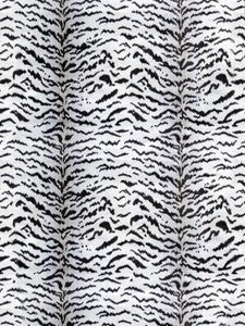 Scalamandre Fabric Tigre Off-White & Black SC26167MMA0006