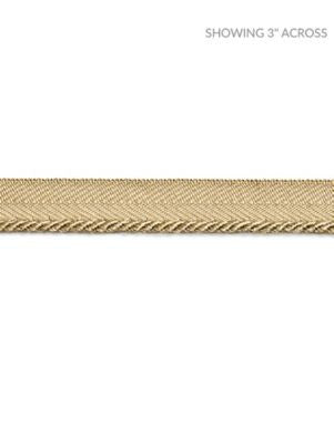 Avenue Cord Camel SCC3150006 by Scalamandre Designer Trim NOVANTA PASSEMENTERIE 16% FIBRANNE 2% ACRYLIC, 38% POLYESTER 26% COTTON 18% RAYON CHINA LIGHT DUTY Horizontal: 0" and Vertical: 0" 0.13 - Swanky Fabrics -