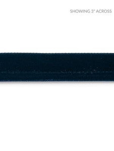 Scalamandre Trim Velvet Rope Cord Deep Sea SCC3160006