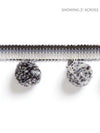 Scalamandre Trim Osborne Pom Pom Fringe Charcoal SCFX15000006