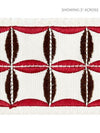 Scalamandre Trim Fiori Embroidered Tape Raspberry SCT32880006