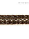 Scalamandre Trim Selena Gimp Braid Smoked Bronze SCV12400006