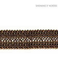 Scalamandre Trim Selena Gimp Braid Smoked Bronze SCV12400006
