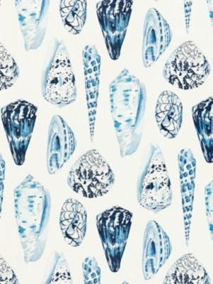 Coquina Linen Print Porcelain SC163970007 by Scalamandre Designer Fabric JARDIN 100% LINEN UNITED KINGDOM LIGHT DUTY Horizontal: 26" and Vertical: 27" 54 - Swanky Fabrics -
