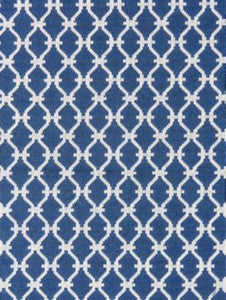 Scalamandre Fabric Trellis Weave Denim SC270090007