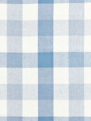 Westport Linen Plaid Sky SC271350007 by Scalamandre Designer Fabric CHATHAM STRIPES & PLAIDS 100% LINEN INDIA MEDIUM DUTY Horizontal: 15.75" and Vertical: 15.5" 60 - Swanky Fabrics -
