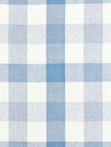 Scalamandre Fabric Westport Linen Plaid Sky SC271350007