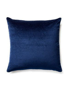 Scalamandre Pillow Bay Velvet Outdoor   22 X 22 - Navy SCBAYPILL0007