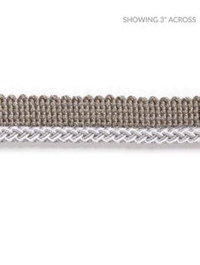 Scalamandre Trim Georgica Braided Cord Silver Grey SCC3030007