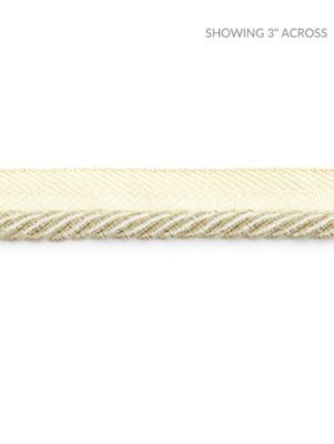 Boulevard Cord Straw SCC3140007 by Scalamandre Designer Trim NOVANTA PASSEMENTERIE 15% POLYESTER 1% ACRYLIC, 48% COTTON 19% RAYON 17% FIBRANNE CHINA LIGHT DUTY Horizontal: 0" and Vertical: 0" 0.25 - Swanky Fabrics -