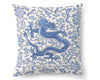 Chi'En Dragon Pillow 22 X 22 - Hyacinth Blue SCDRAGONPIL0007 by Scalamandre Designer Pillow
