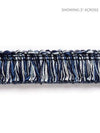 Scalamandre Trim Gardiner Brush Fringe Indigo SCFC14940007