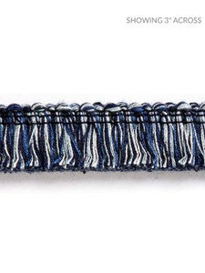 Scalamandre Trim Gardiner Brush Fringe Indigo SCFC14940007