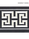 Scalamandre Trim Imperial Embroidered Tape Charcoal SCT32800007